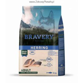 Karma Bravery Herring Adult Medium/Large Breeds 4 kg GRAIN FREE (śledź)