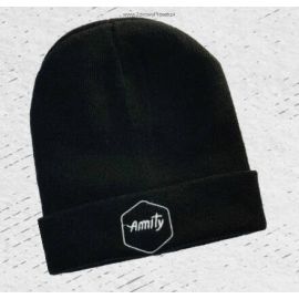Wełniana czapka marki Amity - czarna.