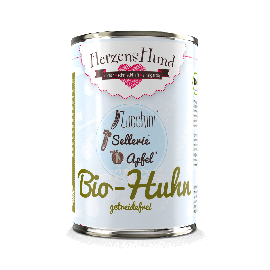 KARMA HERZENS HUND HUHN 400 G GRAIN FREE (53% EKOLOGICZNEGO KURCZAKA)