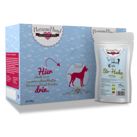 KARMA HERZENS HUND HUHN 15 x 130 G GRAIN FREE (53% EKOLOGICZNEGO KURCZAKA) - data ważności 7/2025r.